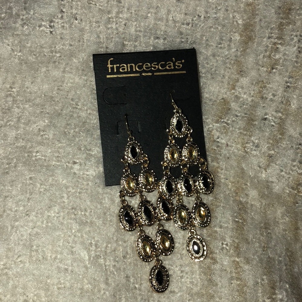 Never been worn Francesca earrings